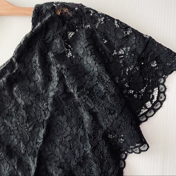 Nanette Lepore Eastern Opulence one shoulder lace - Picture 9 of 12